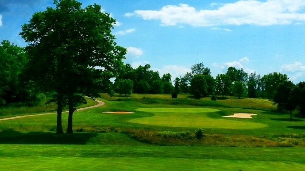 View of golf course fairway