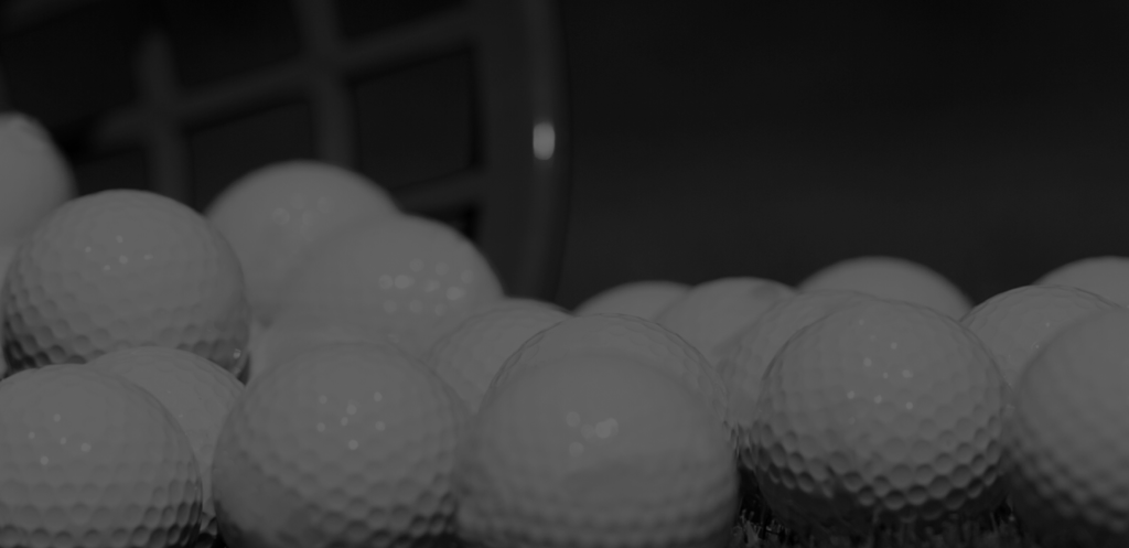 Collection of golf balls 